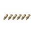 Paquete de 6 Tornillos Grado 5 con Tuercas Tropicalizadas de 3/8" x 2".