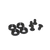 Kit de 4 tornillos y 4 arandelas de plástico para instalación de equipo en rack